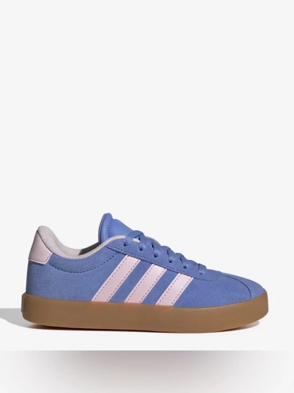 Adidas VL Court 3.0 Sneaker - Kids' Blue Fusion Clear Pink'